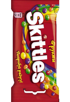 Skittles жевательные конфеты в сах. глазури Фрукты 38 гр.